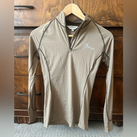 LEMIEUX Long Sleeve Base Layer, Tan/Brown, XS - Picture 1 of 5